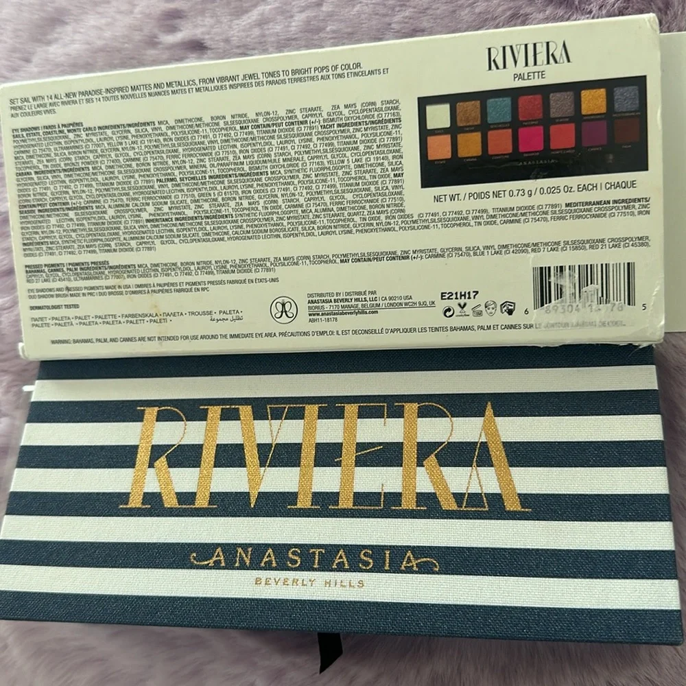 NIB Anastasia Riviera Eye Palette